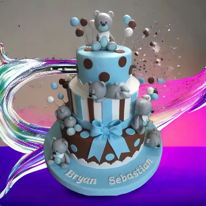 Tort de botez realizat de Cofetăria Sicopan Deva