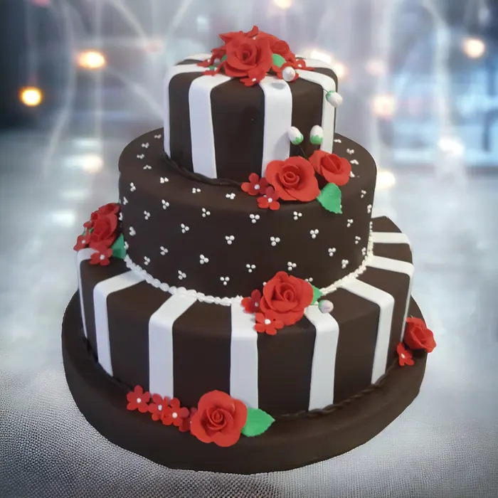 Tort de nuntă realizat de Cofetăria Sicopan Deva