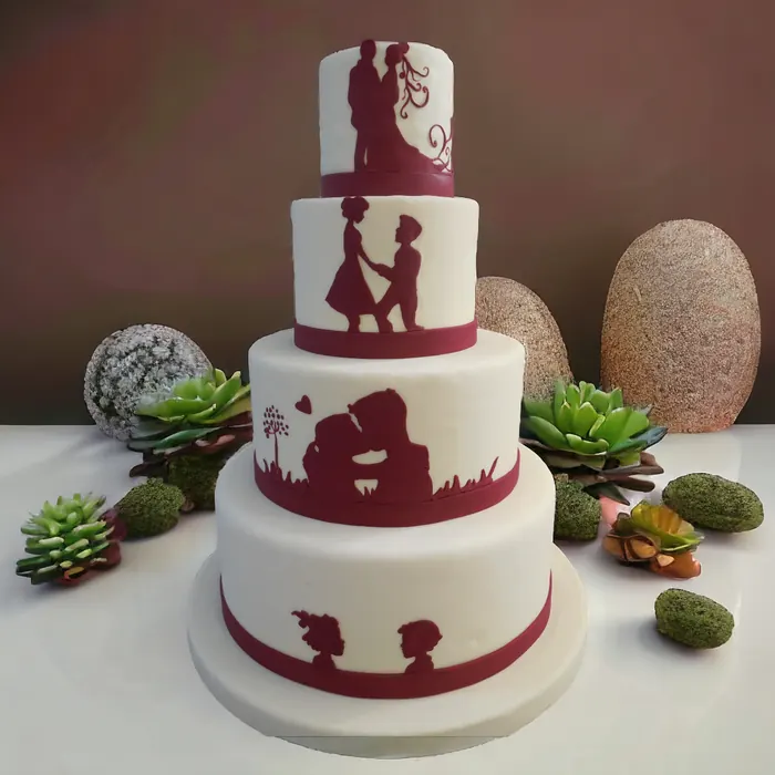 Tort de nuntă realizat de Cofetăria Sicopan Deva